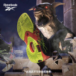 【捉鬼敢死队合作款】Reebok锐步官方男鞋女鞋H03288 ANSWER IV经典中帮篮球鞋 H03288-黑色/红色/绿色/黄色 40