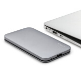 小盘(XDISK)500GB USB3.0移动硬盘Q系列2.5英寸铂银灰高速金属8.9mm超簿便携精英款文件数据备份存储稳定耐用