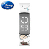 迪士尼（Disney）手表男女智能计步运动手环儿童学生震动闹钟电子表 626电竞白-印花A款