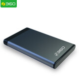 360 320GB USB3.0移动硬盘Y系列2.5英寸 商务灰 商务时尚 文件数据备份存储 高速便携 稳定耐用