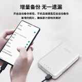 【张子萱推荐】NEWQ H2手机移动硬盘1t2t USB3.0接口苹果安卓手机平板电脑直连可充电 幻银白2T