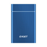 忆捷（EAGET）1TB USB3.0移动硬盘G10 2.5英寸全金属文件数据备...