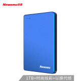 纽曼（Newsmy）1TB 移动硬盘 清风金属系列 USB3.0 2.5英寸 海岸蓝 112M/S低功耗高速度
