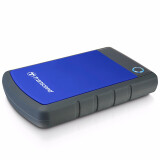 创见（Transcend）高速移动硬盘 USB3.1 Gen1 内置悬吊系统 三层抗震 360°保护 StoreJet 25H3系列 蓝色 1TB