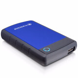 创见（Transcend）高速移动硬盘 USB3.1 Gen1 内置悬吊系统 三...