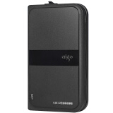 爱国者（aigo）2TB USB3.0 移动硬盘 HD816 黑色 多功能无线移动硬盘 机线一体
