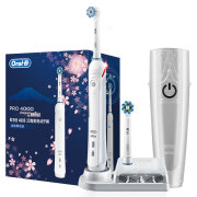 Oralb欧乐B电动牙刷P4000樱花版白色