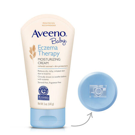 aveeno艾惟诺婴儿多效修护燕麦滋润面霜141g