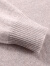 鳄鱼恤（CROCODILE）女士100%山羊绒针织半高领打底毛衣女基础款纯羊绒衫 花驼 170/92A(105cm)
