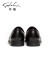 沙驰（SATCHI）男鞋 鳄鱼纹男士皮鞋冲孔商务休闲鞋凉皮鞋 402343287Z 黑色 40 