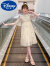 迪士尼女童汉服连衣裙2024新款夏季儿童洋气国风公主裙大童夏天女孩裙子 粉红色 130cm(130cm)