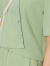 Amii2022年夏季新款凉感雪纺衫短裤休闲时尚套装女设计感两件套 薄荷绿(雪纺衫) 160/84A/M