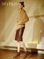 真美诗（Joy&peace）冬季新款商场同款羊绒尖头细跟优雅时装靴YWM26DD3 啡色 33