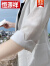 恒源祥（HYX）亚麻小西装女外套薄款夏季棉麻纯色七分长袖西服韩版修身型休闲风 白色 3XL