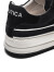 NAUTICA诺帝卡男鞋2024新款夏季男生帆布鞋透气黑色休闲厚底板鞋女情侣款 黑色 （现货可发） 男款43