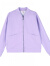 吉普（JEEP）女士短款外套春秋季薄款时髦开衫洋气百搭卫衣小个子夹克棒球服潮 紫色 2XL(125-140斤)