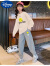 迪士尼（Disney）品牌女大童外套春夏套装网红洋气2023新款韩版儿童学生两件套韩范 375笑脸套装苹果绿 150cm