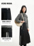 VEROMODA2024春夏新款时尚潮流撞色条纹工装半身伞裙 S59黑色 175/76A/XL