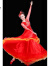 结盟者新款开场舞大摆裙演出服民族舞蹈表演服装现代舞台成人合唱女长裙 红色360度 XL