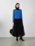 朗姿小香风羊毛法式短款时尚外套女2024年春新款高级感气质短外套 巴黎蓝色 M