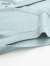 猛开羊绒背心女士V领时尚开叉2024新款纯羊绒坎肩宽松舒适保暖 淡蓝色 XL-105-165