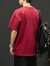 GENIOLAMODE森马旗下2024新款夏季短袖t恤男生纯棉半袖上衣薄款圆领口袋休闲 红色 3XL