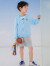 迪士尼（Disney）童装男童外套萌趣米奇卡通轻薄皮肤衣外套 浅蓝 24个月/身高90cm