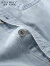 彼得 布鲁斯 PETER BRUCE短袖牛仔衬衫男轻薄水洗外套休闲衬衣男工装半袖衬衫男潮 深蓝色/910 M