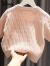 迪士尼（Disney）女童毛衣女宝宝超萌立体口袋兔女婴儿春装新款3质感针织开衫外套 红色口袋兔 100