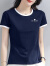 SRSW 短袖t恤女圆领棉质夏季新款拼色修身显瘦百搭减龄上衣女 白色 4XL 建议（145-160斤）