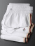 杰克查尔斯轻奢白色运动休闲裤男修身小直筒弹力夏季薄款刺绣男士侧条纹裤子 A607-白色 XL