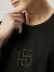 【2022专柜新品】劲霸短袖棉T恤HTCT1903 黑色 170