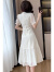 萧遇（XIAOYU）2024夏季女装新中式旗袍改良复古小香风连衣裙拼接 杏色 M 95-105斤