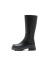 思加图冬季新款时尚厚底骑士靴长靴高筒靴女皮靴EF303DG2 黑色（单里） 38