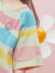 MQD童装女童套装百搭全棉舒适韩版儿童T恤短裤两件套 冰淇淋粉 150