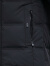 法莎尼亚品牌羽绒服男士冬季中款连帽中年休闲加厚保暖外套 黑色-礼盒装 M