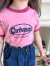 迪士尼（Disney）女童夏款短袖T恤女宝宝莫代尔印花卡通童装儿童圆领薄款面膜上衣 米色 短款 100cm建议身高80-90cm