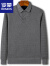 罗蒙（ROMON）冬季男士保暖衬衫加绒加厚棉假两件中年爸爸男装衬衣 湖蓝色 PL-972 XL115-135斤