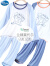 迪士尼男童睡衣套装莫代尔2024新款夏季薄冰丝儿童家居服男孩宝宝迪士尼 蓝色 160cm