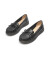 红蜻蜓妈妈鞋新款女鞋舒适平底女单鞋软底豆豆鞋护士鞋WTB13671 黑色 35