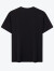 柒牌（SEVEN）圆领短袖T恤男士2024夏季新款时尚经典休闲体恤衫【凉感索罗纳】 黑色 S