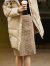 法曼萱咖啡色格子半身裙女复古秋冬季新款包臀时尚羊毛制服裙子 咖啡格 160/64A/S