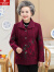 俞兆林中老年女装过年喜庆红色外套奶奶外套开衫上衣老人衣服 YT17OC703