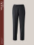 威可多（VICUTU）男士单西裤羊毛混纺西服裤VRS21322561 黑色 180/90A 