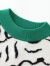 鳄鱼恤（CROCODILE） 秋冬新品【明星同款】100%山羊绒时尚提花圆领毛衣慵懒风外穿女羊绒衫 绿色 XL