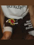 芮帕lushisi美式短裤LUSHISI原创街头[向日葵]字母主题篮球运动宽松潮 122 藏青向日葵+白色五分紧身裤+ 2XL+