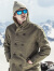 AKSERIESAK男装冬季保暖轻复古系列VINTAGE马奇诺双排扣大衣男2210707 深卡其 XL