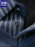 罗蒙（ROMON）加绒加厚假两件毛衣男冬季新款保暖中老年男士打底针织衫男装FX14 藏青 185