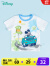 迪士尼童装儿童T恤夏日玩趣米奇男童短袖T恤 本白 6岁/身高130cm