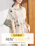 俞兆林母亲节妈妈装夏装短袖上衣洋气新款衬衫时尚40-50岁中老年女女装 绿色单件上衣 3XL(建议120-130斤)